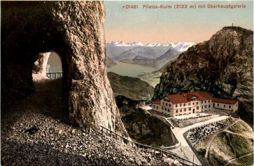Pilatus Kulm mit Oberhauptgalerie