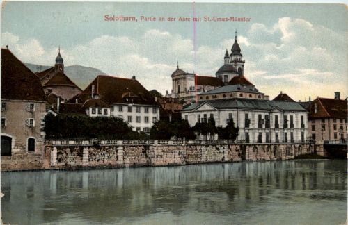 Solothurn - Partie an der Aare