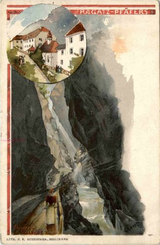 Ragatz-Pfäfers - Litho