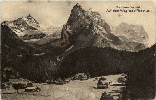 Gschwandenmad - Auf dem Weg nach Rosenlaui