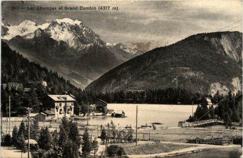 Lac Champex et Grand Combin