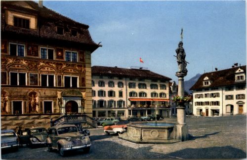 Schwyz - Rathausplatz