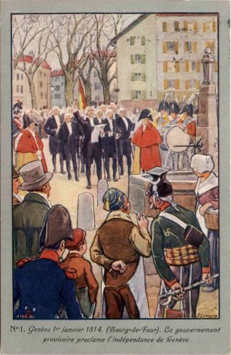 Geneve - Centenaire de la Reunion 1914