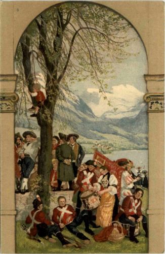 Bundesfeier Postkarte 1918 - Ganzsache