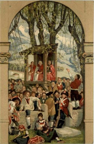 Bundesfeier Postkarte 1918 - Ganzsache