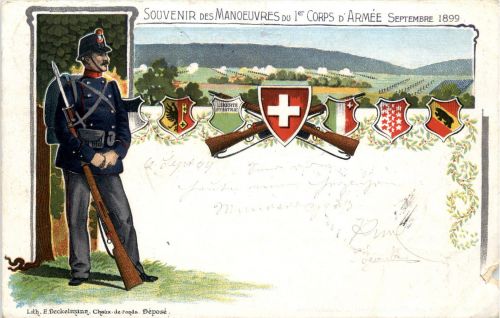 Souvenir des Manouvres du 1er Corps d Armee 1899