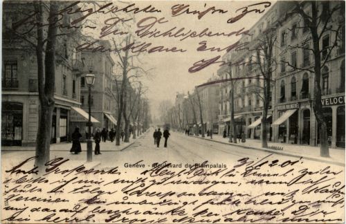 Geneve - Boulevard de Plainpalais