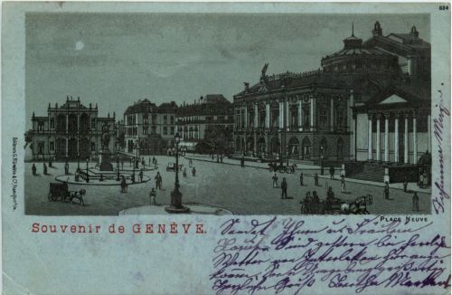 Souvenir de Geneve - Litho