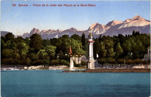 Geneve - Phare de la Jetee des Paquis