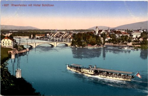 Rheinfelden mit Hotel Schützen
