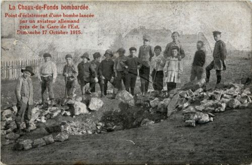 La Chaux de Fonds bambardee