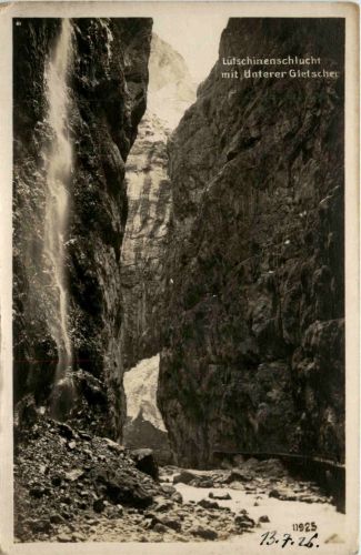 Lütschinenschlucht mit Unterer Gletscher
