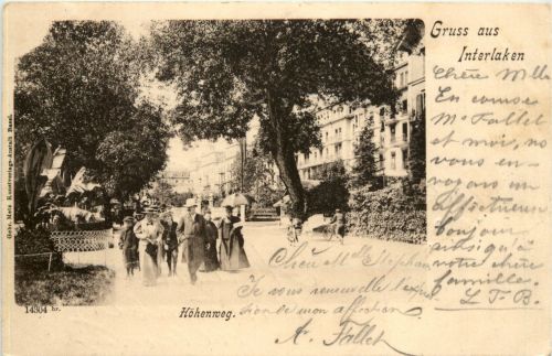 Gruss aus Interlaken - Höhenweg