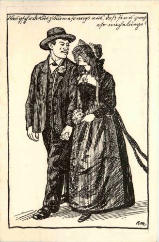 Bern - Künstlerkarte der Landes Ausstellung 1914