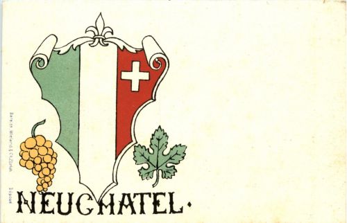 Neuchatel - Litho Wappen