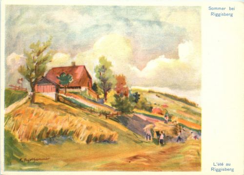 Sommer in Riggisberg - Künstlerkarte Schellhammer