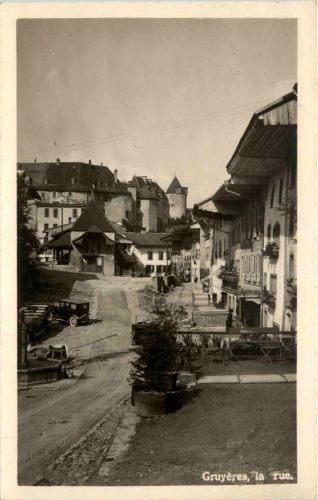 Gruyeres - la rue