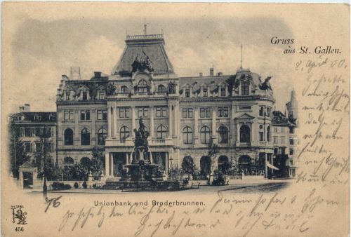 Gruss aus St. Gallen - Unionbank