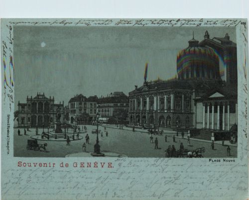 Souvenir de Geneve - Litho