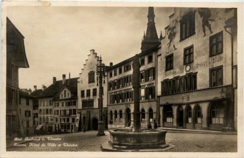 Biel - Rathaus und Theater