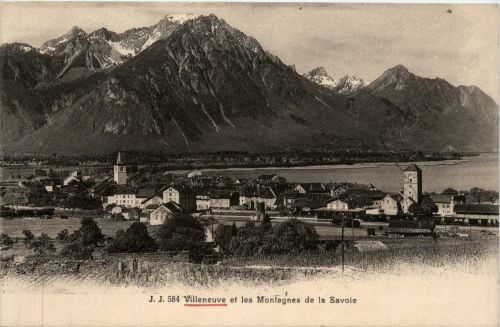 Villeneuve et les Montagnes de la Savoie