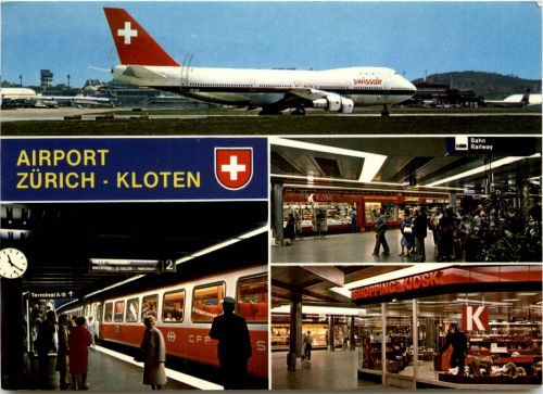 Zürich Kloten Flughafen Swissair