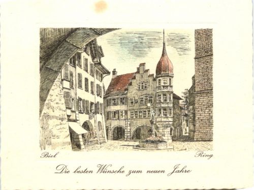 Biel - Die besten Wünsche zum neuen Jahre