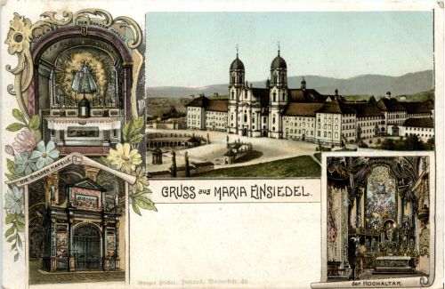 Gruss aus Maria Einsiedel - Litho