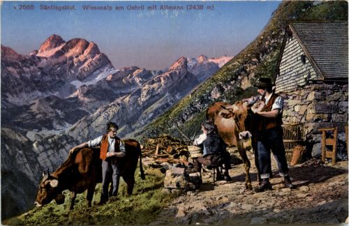 Säntisgebiet - Wiesenalp am Oehrli mit Altmann
