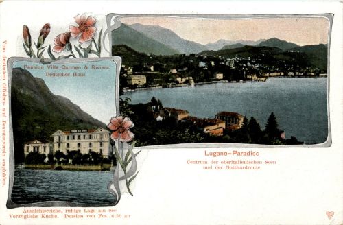 Lugano-Paradiso - Pension Villa Carmen