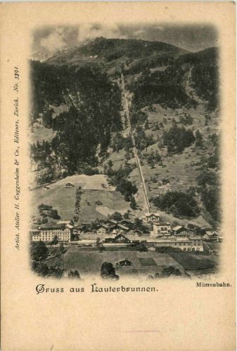 Gruss aus Lauterbrunnen - Mürrenbahn
