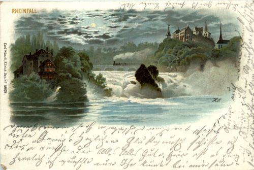 Rheinfall - Litho