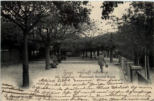 Lausanne - Promenade Derriere Bourg