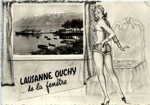 Lausanne Ouchy de la fenetre