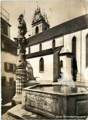 Aarau - Gerechtigkeitsbrunnen