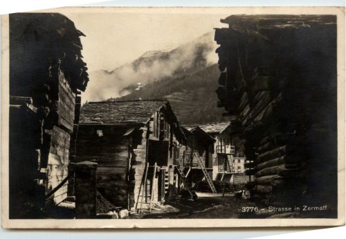 Strasse in Zermatt