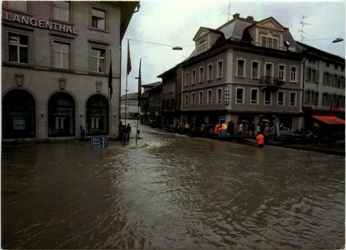 Langenthal - Hochwasser 1973