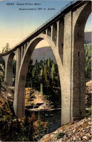 Davos Filisur Bahn - Wiesenviaduct