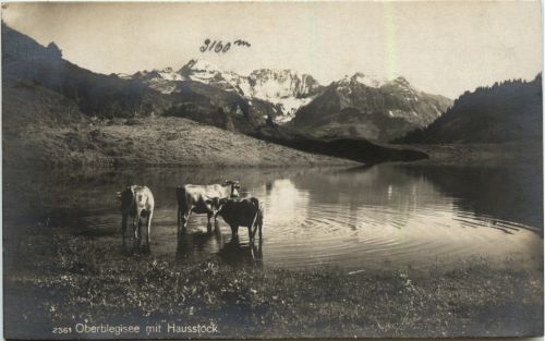 Oberblegisee mit Hausstock