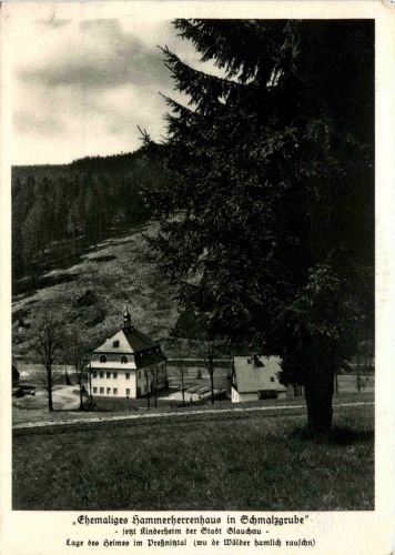 Ehemaliges Hammerherrenhaus in Schmalzgrube - jetzt Kinderheim der Stadt Glauchau
