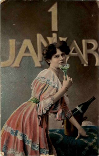 Neujahr - Wein