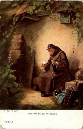 C. Spitzweg - Einsiedler Wein