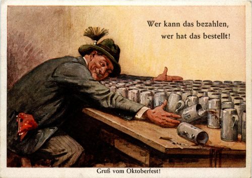 München - Gruss vom Oktoberfest