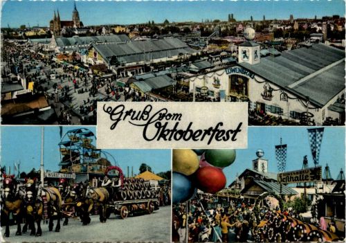 München - Gruss vom Oktoberfest