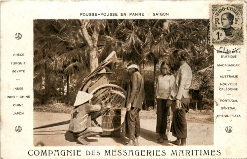 Saigon - Pousse-Pousse en Panne