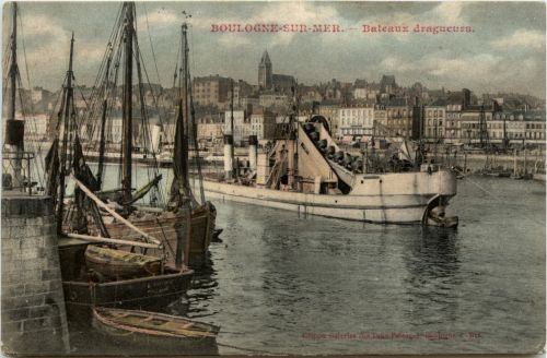 Boulogne sur Mer - Bateaux dragueurs