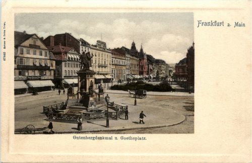 Frankfurt - Gutenbergdenkmal
