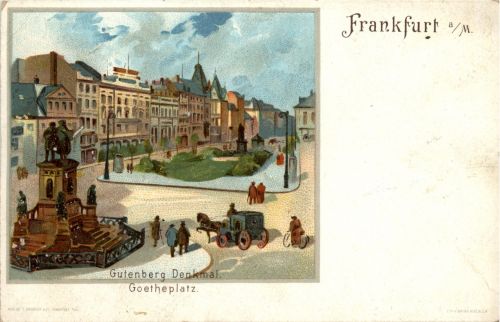 Frankfurt - Gutenbergdenkmal