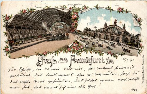 Gruss aus Frankfurt - Litho