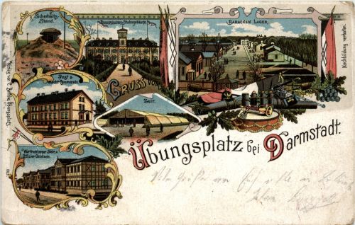 Übungsplatz bei Darmstadt - Litho